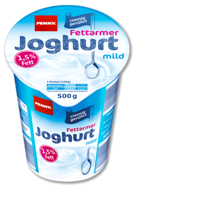 Fettarmer Joghurt, Mild 1,5% Fett, M�rz 2016