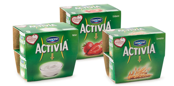 Activia Joghurt, 4x 120 g, Oktober 2013