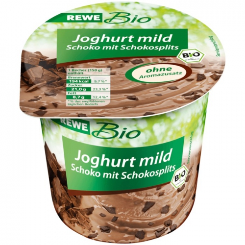 Joghurt mild Schoko mit Schokosplits, Dezember 2017