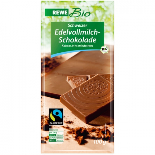 Edelvollmilch-Schokolade, Dezember 2017