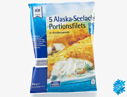 5 Alaska-Seelachs Portionsfilets, April 2014