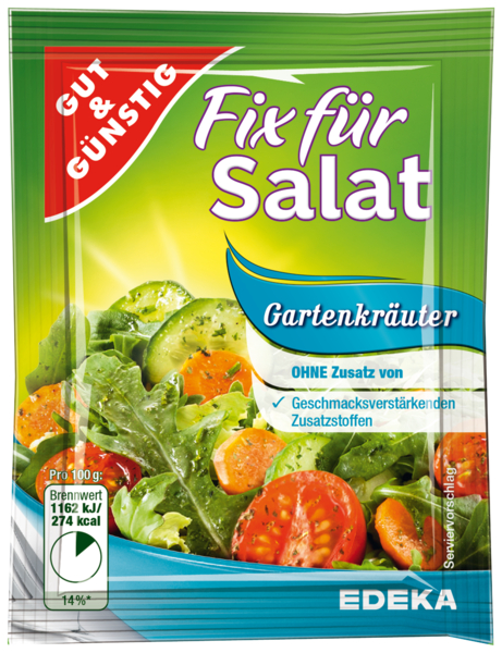 Salatfix, Gartenkräuter, Januar 2018