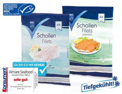MSC Schollen-Filets, paniert, Januar 2014