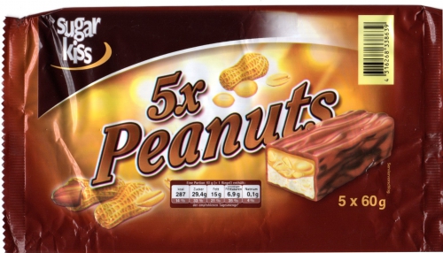 Peanuts, 5 Stück, Februar 2013
