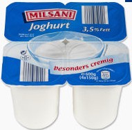 Joghurt, 3,5%, (4-er-Pack), November 2014