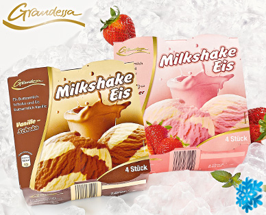 Milkshake Eis, 4x 160 ml, Juli 2014