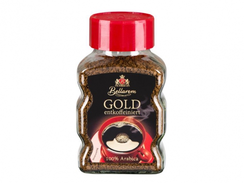 Instant-Kaffee Gold, entkoffeiniert, November 2015