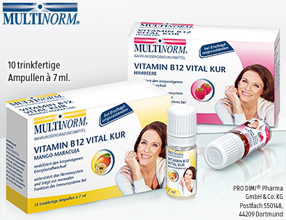 Vitamin B12 Vital Kur, Oktober 2013