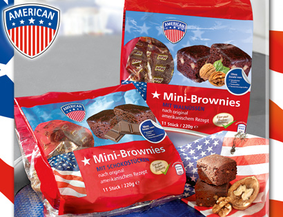 Mini-Brownies, 11x 20g, Juni 2013