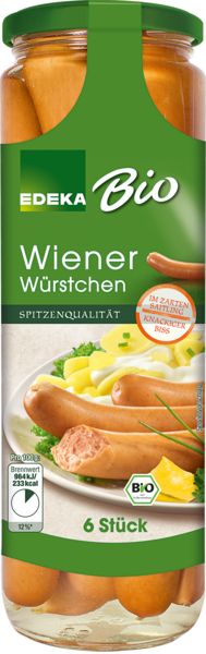 Wiener Würstchen, 6 Stück, Dezember 2017