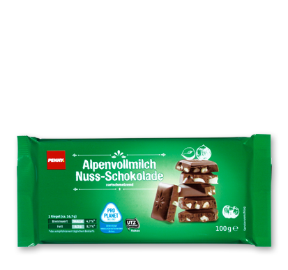 Alpenvollmilch-Nuss-Schokolade, Mrz 2016