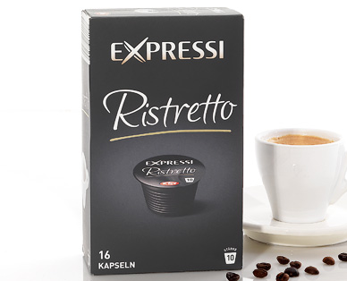 Alu Kaffeekapseln Espresso Ristretto, Oktober 2014
