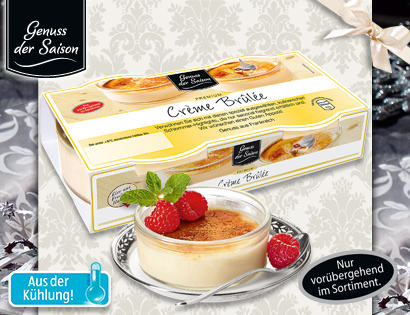 Crème Brûlée, 2x 100 g, November 2013