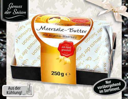 Meersalz-Butter, Dezember 2013