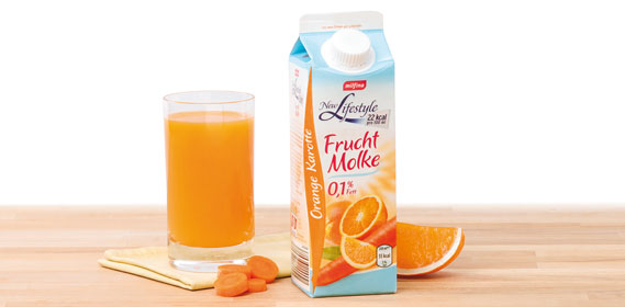 Fruchtmolke Orange-Karotte ligth (New Lifestyle), Januar 2014