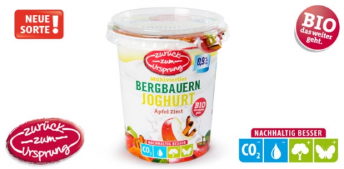 Bio-Bergbauern Fruchtjoghurt 0,9% Fett, 400 g, Januar 2014