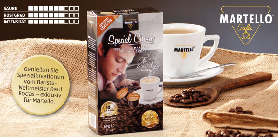 Café-Kapseln Special Choice, Januar 2014