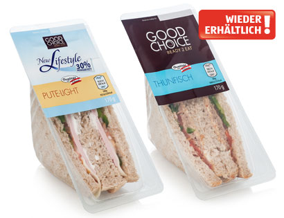 READY 2 EAT Frisches Sandwich light, Pute (New Lifestyle), Februar 2014