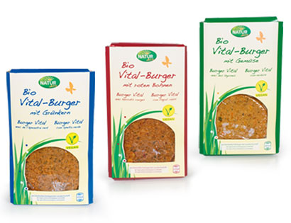 Bio-Vital-Burger mit roten Bohnen, Februar 2014