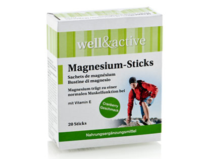 Magnesium-Sticks Cranberry, Februar 2014