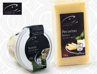 Gourmet Ital. Käsespezialität, Tomini mit Kräutern, Februar 2014