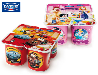 Danone Disney Kinderjoghurt, Aktion, Februar 2014