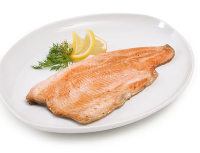 Bachforellen-Fisch-Filets, frisch, Mrz 2014