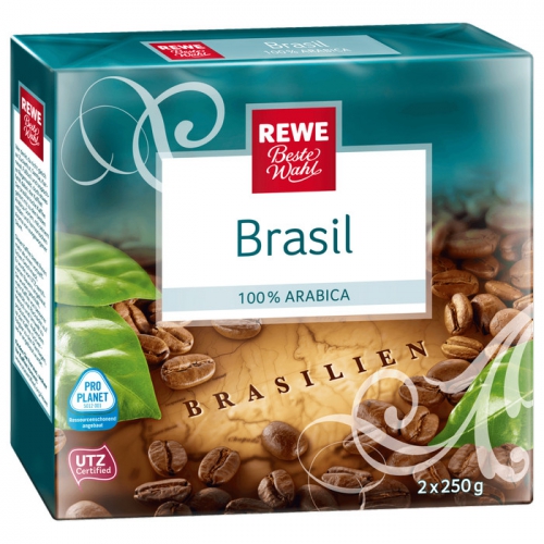 Kaffee Brasil gemahlen, Januar 2018