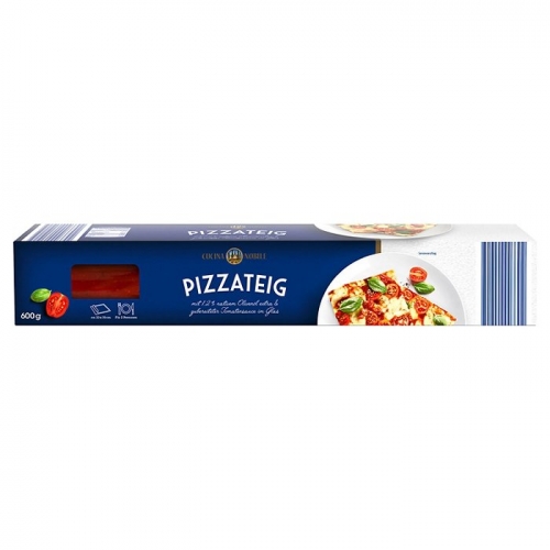 Pizzateig mit Tomatensauce, Mrz 2023