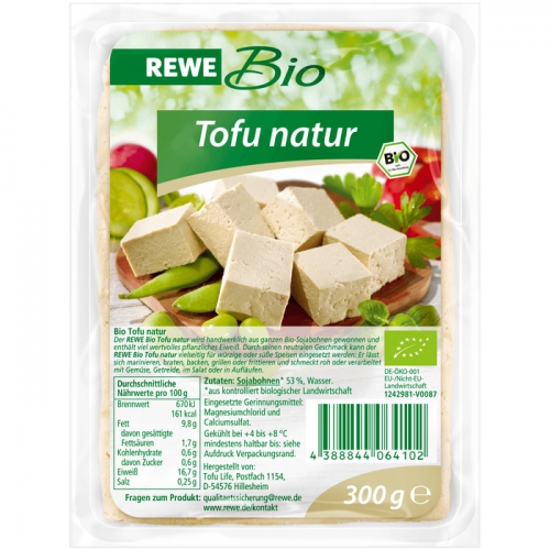 Tofu natur, Februar 2017