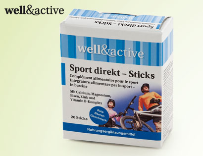 Sport direkt-Sticks, 20 x 2,5 g, Mrz 2014