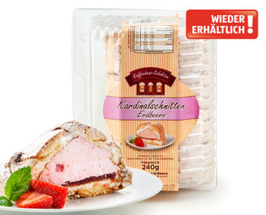 Frische Kuchenwelt, Kardinalschnitten Erdbeere, Mai 2014