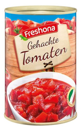 Gehackte Tomaten, Juni 2017
