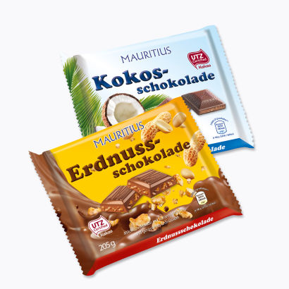 Erdnuss-/Kokosschokolade, September 2014