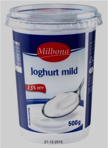 Joghurt mild, 3,5% Fett, Januar 2016