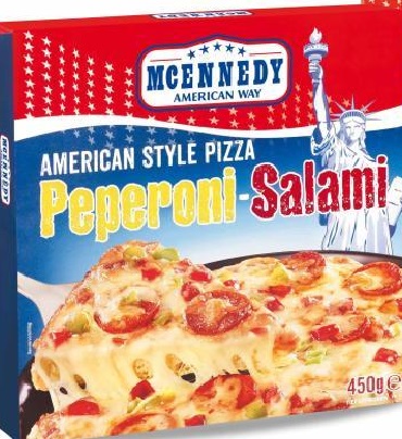 American Style Pizza Peperoni-Salami, Juni 2017