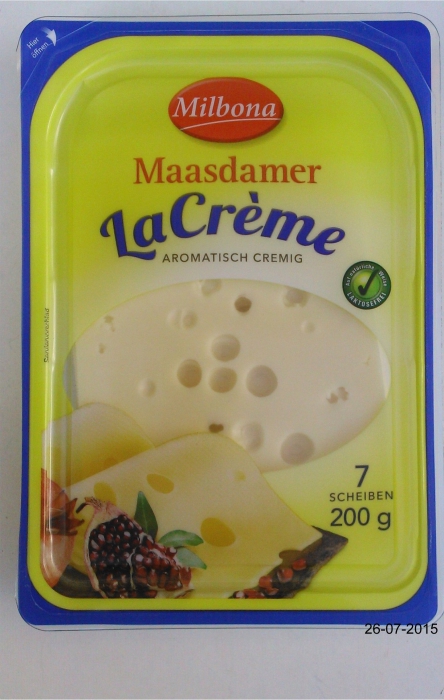 Maasdammer "LaCrème“, Juli 2015