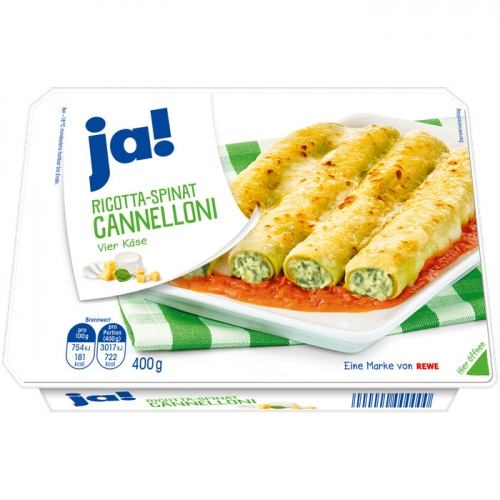 Cannelloni Ricotta-Spinat, August 2017