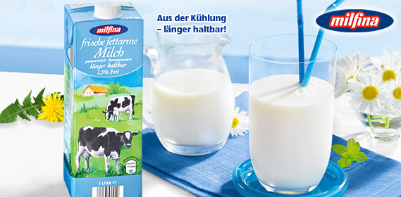 Frische fettarme Milch, 1,5% Fett, Juni 2011