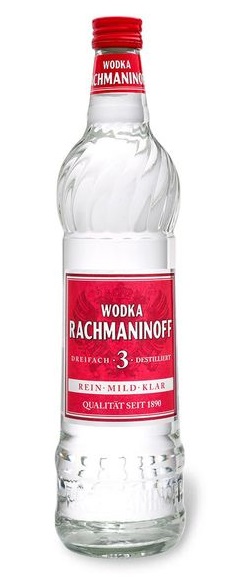 WODKA Rachmaninoff 37,5%, Juni 2017