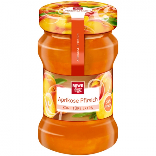 Konfitüre extra Aprikose-Pfirsich, Dezember 2017