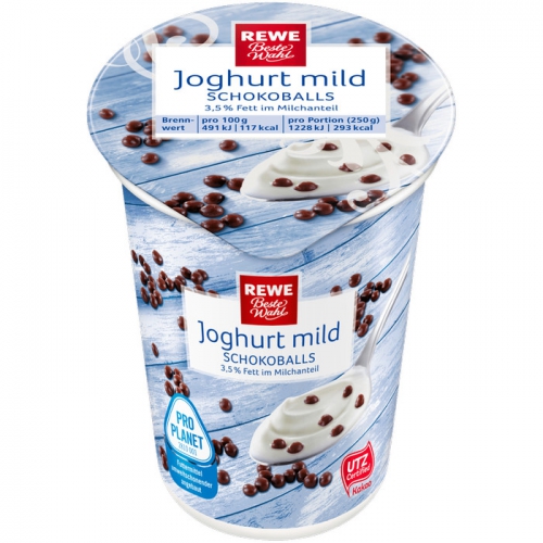 Joghurt mild Schokoballs, Dezember 2017