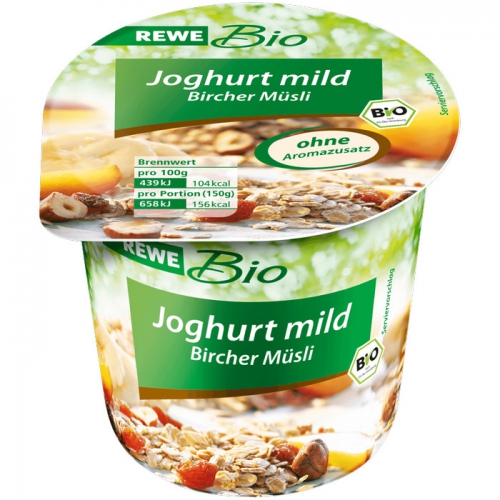 Joghurt mild Bircher Müsli, Dezember 2017