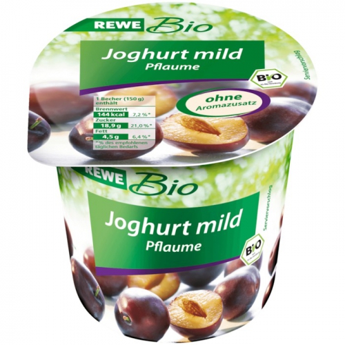 Joghurt mild Pflaume, Dezember 2017