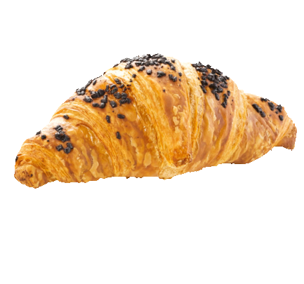 Nuss-Nugatcreme-Croissant, Februar 2018