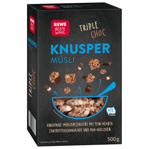 Knusper-Müsli Triple Choc, Mai 2017