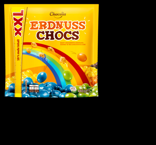 Erdnuss Chocs, XXL-Packung, Oktober 2017