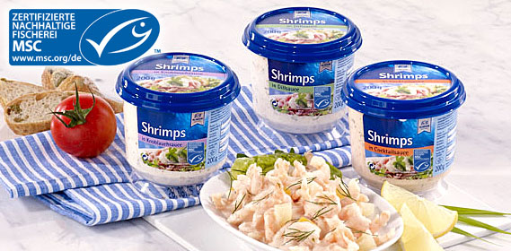 Shrimps-Salat, Juli 2010