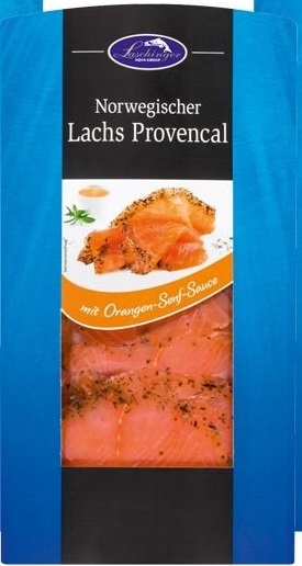 Norwegischer Lachs Provencal mit Orangen-Senf-Sauce, Januar 2018