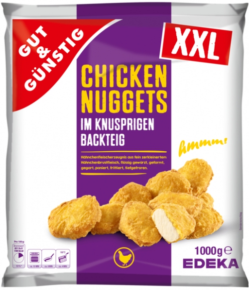 Chicken Nuggets im Backteig, Januar 2018